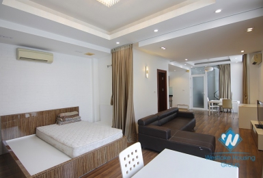 Bright studio apartment for rent in Dang Thai Mai st, Quang An ward, Tay Ho District 